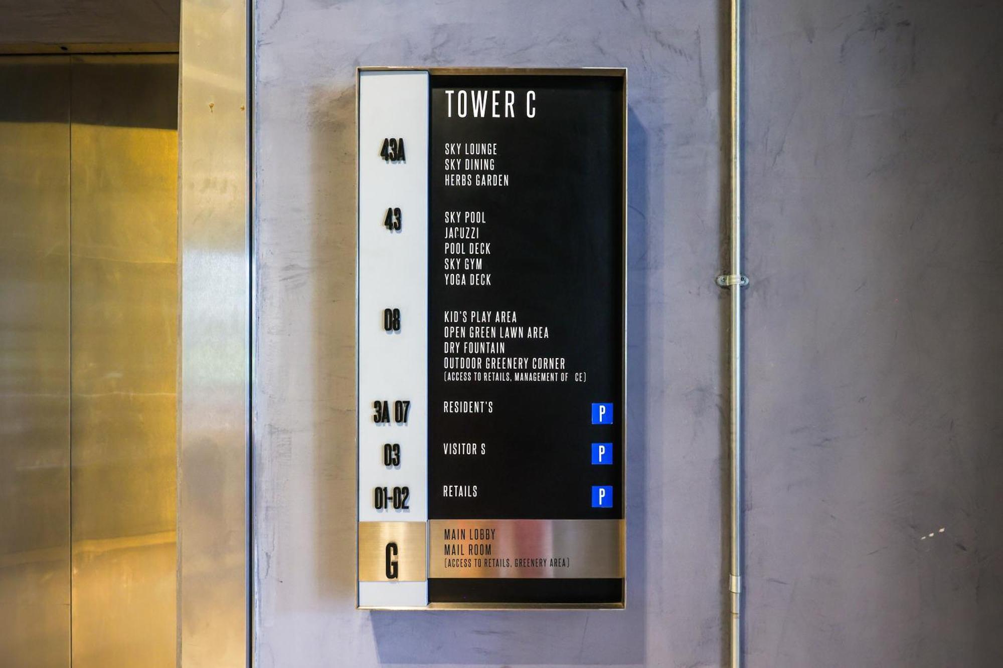 Millerz Square By Mykey Apartamento Kuala Lumpur Exterior foto Elevator directory