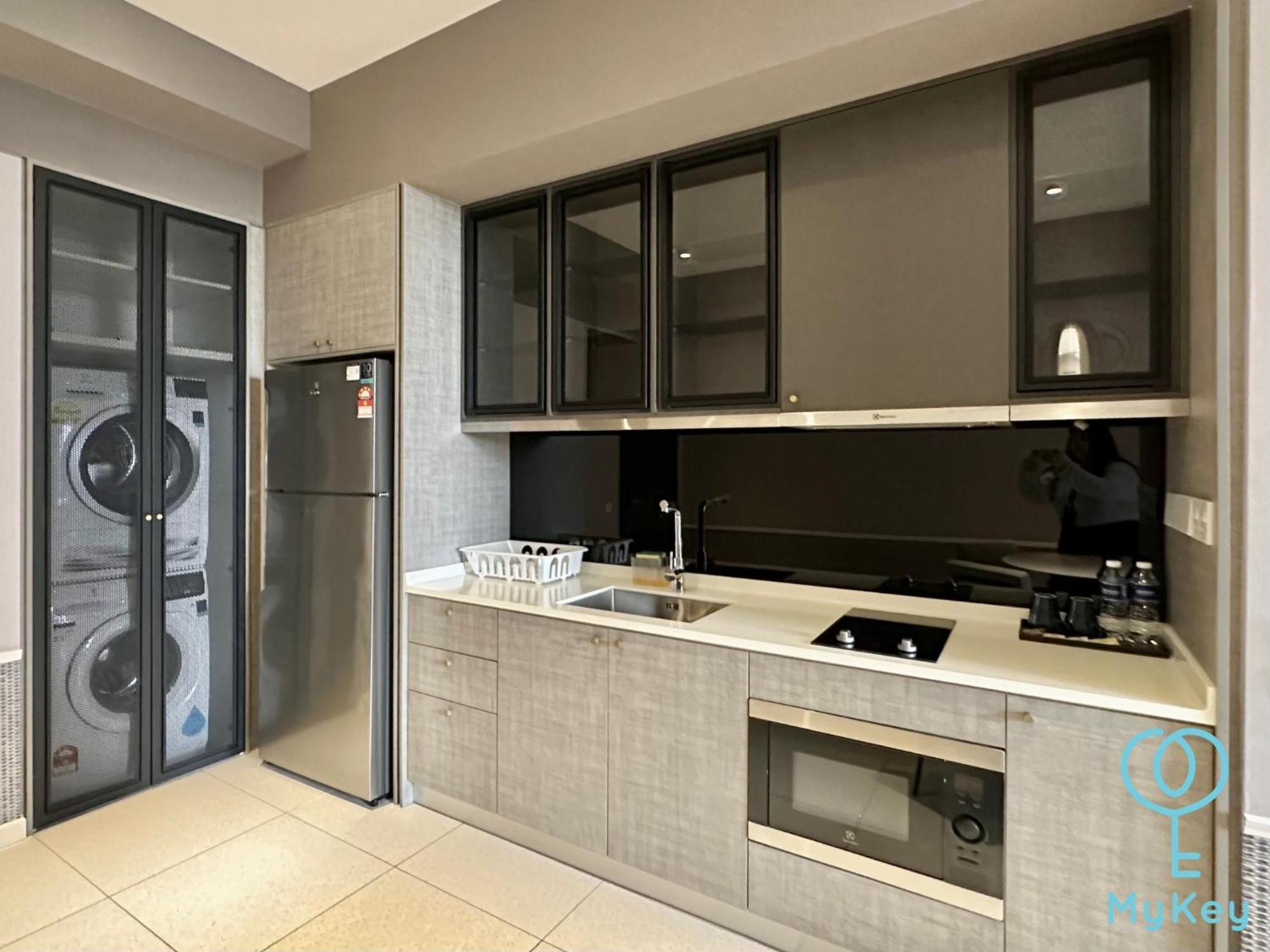 Millerz Square By Mykey Apartamento Kuala Lumpur Exterior foto A wet kitchen in a condominium in Malaysia.